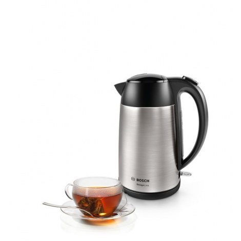 Bosch | Kettle | DesignLine TWK3P420 | Electric | 2400 W | 1.7 L | Stainless steel | 360° rotational base | Stainless steel/Blac - 3
